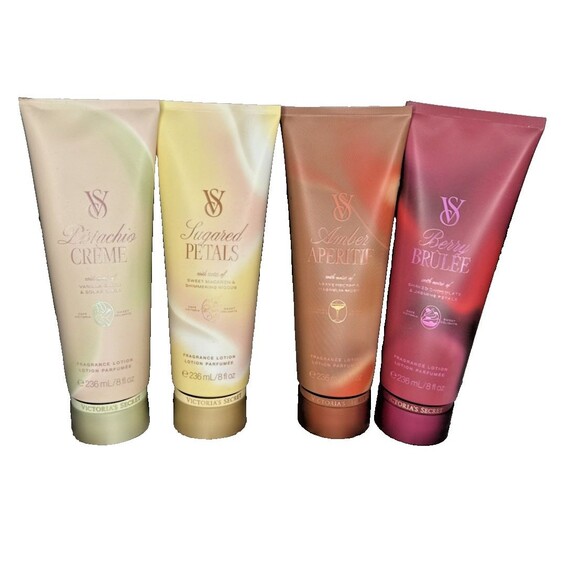 Victoria's Secret Amber Aperitif Fragrance Lotion 8 oz - Lot of 4 - Picture 2 of 16